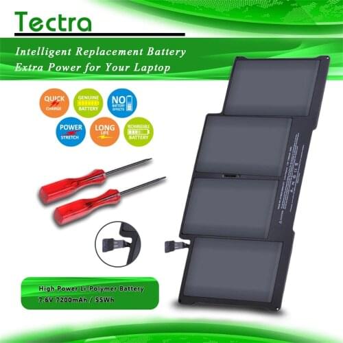 7200mAh 7.6v/55wh A1405 Laptop Battery for Apple MacBook Air 13" A1466 A1377 A1369 Late 2010 Mid 2011 2013 Early 2014 2015