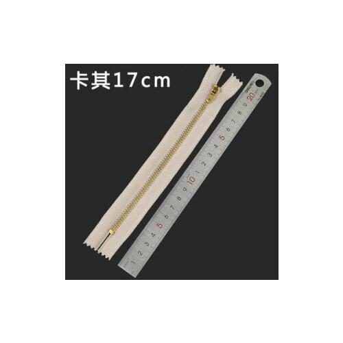 A20 Sewing supplies Real copper zipper Navy black jeans / casual pants metal copper zipper pants placket metal iron zipper