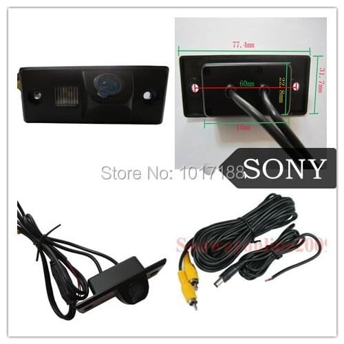 Car Rear View Reverse Parking Camera Waterproof LED Night Vision SONY CHIP For CAYENNE VW SKODA FABIA TIGUAN TOUAREG POLO