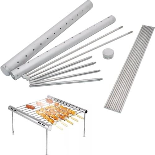 BBQ Grill Rack Portable Camping Mini BBQ Wire Mesh New Arrive Mini Pocket Foldable Stainless Steel