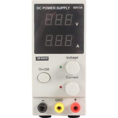 DC Power Supply LW-K603D 60V 3A Mini Digital Display Adjustable Laboratory Integrated Circuit Regulated Switching Power Supply