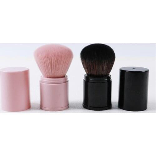 Large Size Single Piece Two Colors Portable Extension-Type Face Powder Blusher Cosmetic Makeup Brush Beauty Tools E832