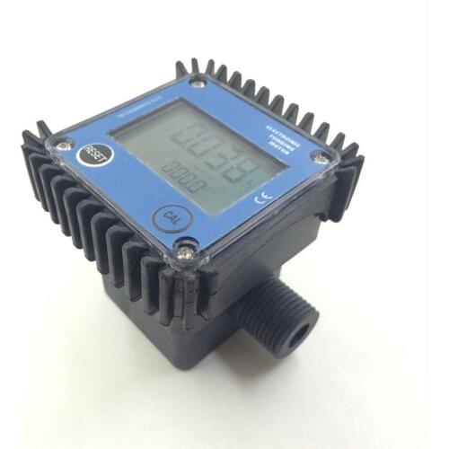 K24 turbo digital flow meter flowmeter Diesel fuel water plomeria flow indicator protable Turbine Flowmeter caudalimetro sensor