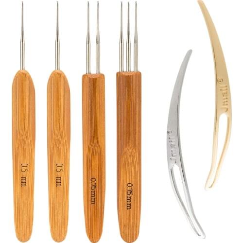 7Pack Dreadlocks Interlocking Tool Dreadlock Crochet Hook Needle