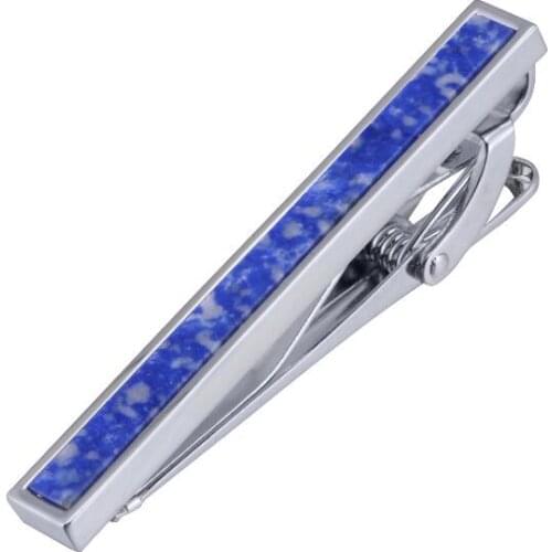 5pcs/lot Quality Blue And White China Porcelain Tie Clips Tie Pin Necktie Bars Business Style Mens Jewellery Gift