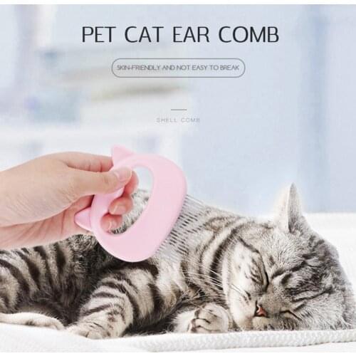 Cute pet cat comb long-haired short-haired dog dog comb hair brush puppies kitten comb hair cleaning supplies