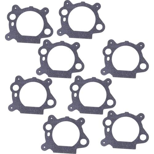 LETAOSK 8pcs Carburetor Air Filter Cleaner Mount Gasket 124700 124800 126700 272653 Fit For Briggs Stratton