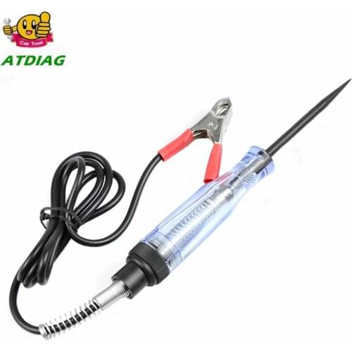 HOT!! 6V-24V Auto Car Truck Motorcycle Transparent Circuit Digital Voltage Tester Test Pen Car Diagnostic Tools