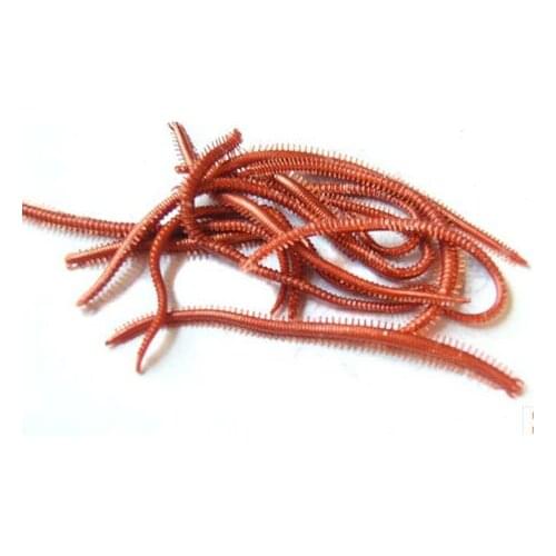 Soft Fishing Lure Earthworm 13cm Soft Worm Baits For Fishing 20PCS /Bag Artificial Baits
