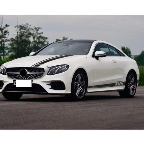 Edition 1 Car Hood Roof Side Stripe Decal Sticker for Mercedes Benz E Class W212 E200 E300 W213 C207 A207 E43 E63 Coupe AMG