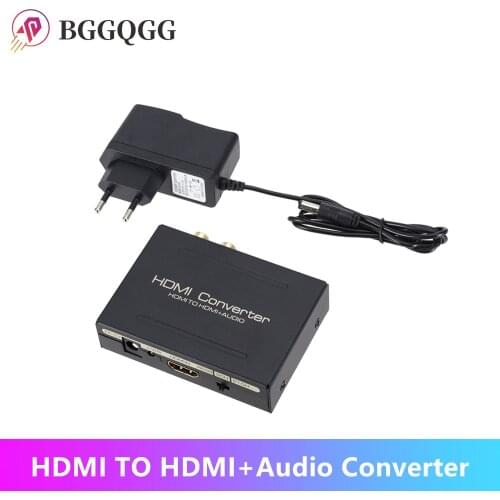 HDMI 5.1CH Audio Converter Optical SPDIF RCA L/R Splitter HDMI To HDMI Audio Splitter 1080P Stereo Audio Adapter DAC Amplifier