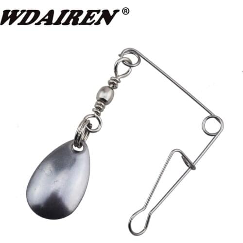 10Pcs/lot Lure DIY For Spinner Spoon Lures Frogs VIB Reflective Stainless Steel Sheet Noisy Spoons Fishing Accessories
