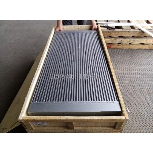 Free shipping 22357941 OEM oil cooler aluminum plate fin heat sink for GA37-75 screw machine