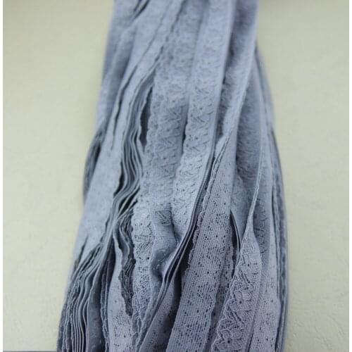 Stretch elastic lace tirm sewing/clothes/Apparel accessories 215 yards 12mm gray C19