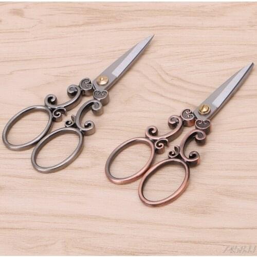 Retro Style Scissors Antique Cutter Cutting Embroidery Cross Stitch Sewing G22 Drop ship