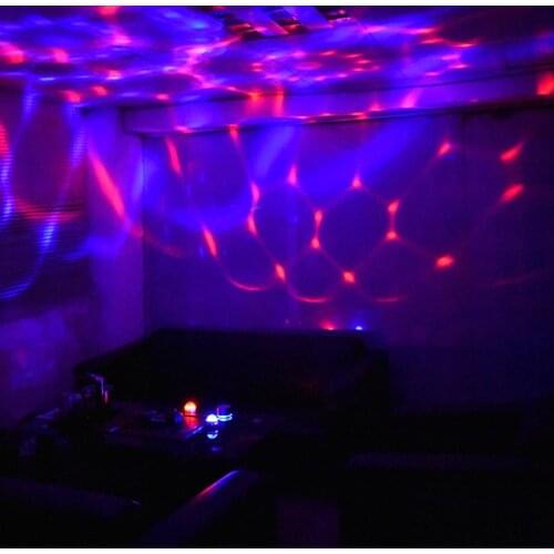 Stage Lights Ball Crystal Home Entertainment Changing Colors with Rhythm While Playing Music Mini 5v 3w Led Colourful Turn Do