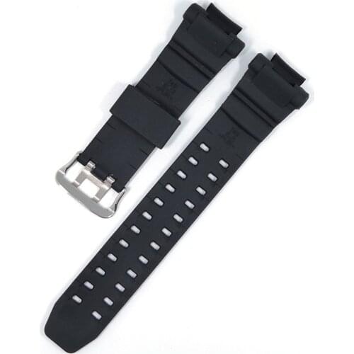 Replace Watch Band For Casio G-SHOCK GW2000 GW3000B GW3500B G1200B G1250B Men Black Rubber Silicone Sport Waterproof Strap