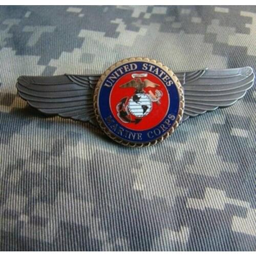 UNTED STATES MARINE CORRS WINGS BADGE PIN METAL MILITARY GIFT - World military Store