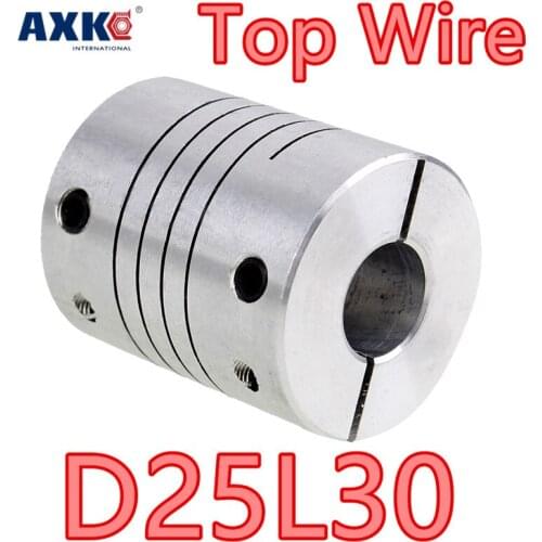 2pcs 10x10mm Jaw Shaft Coupler Flexible Coupling Shaft Coupler 10 Mm To 10mm 10*10mm D25 25x30mm 0