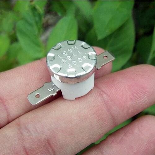 2pcs/lot Japan thermostat switch normally closed silver contact 204 overheat protection 165 degrees automatic recovery