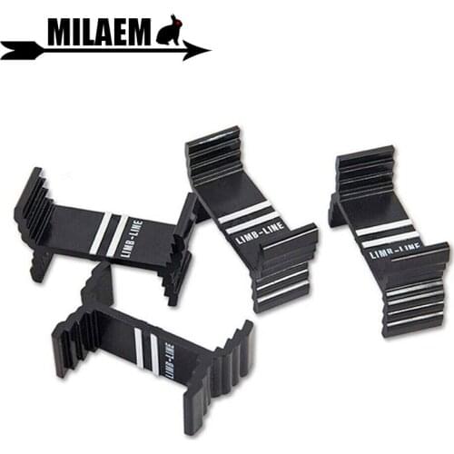 4pcs Archery Recurve Bow Limb Line Centerline Adjust Centerline Adjustment Module Calibration Detector Shooting Accessories