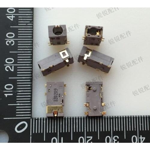 5pcs) 3.5mm headphone socket 6p, front plug and back paste audio socket pj-342 headphone socket