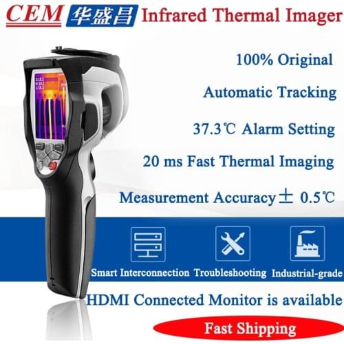 CEM DT-980Y Infrared Thermal HDMI Digital Display Imager HD Temperature Measurement Handheld Real Time Thermal Imaging Camera