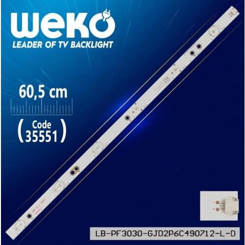 LB-PF3030 GJD2P6C490712-L-D - 49AEL2-L B - 50.6 CM 6 LED- (WK-435)