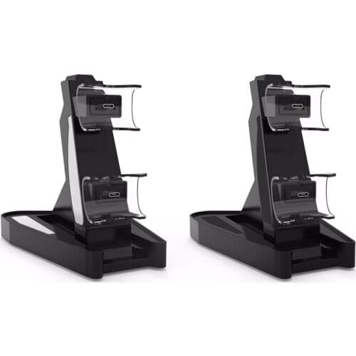 Controller Charger Dock LED Dual PS5 Charging Stand Station Cradle for Sony Playstation 5 PS5 Controller