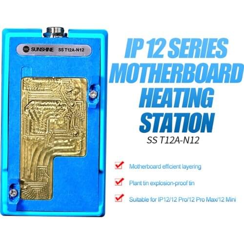 Tool Sets For Sunshine T12A N12 Motherboard PCBA Layered Heat System For iPhone 12 mini Pro Max