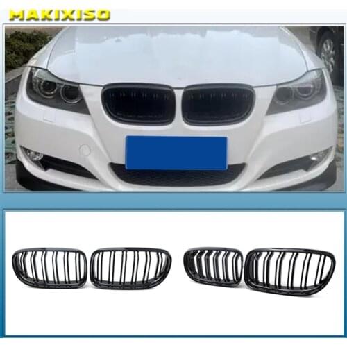 New Front Hood Kidney Grille Bumper Single Dual Grill Fit For BMW 3-Series E90 E91 2009-2012,Car accessories Replacement Part