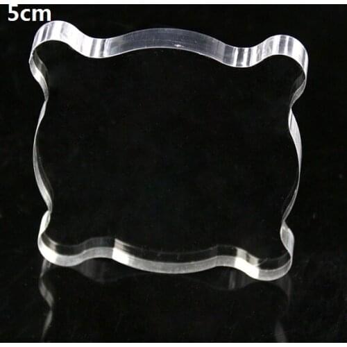 Smooth Transparency Acrylic stamp block pad for DIY Scrapbooking Clear stamps DIY scrapbook photo album Decorative card making