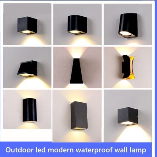 LED Wall Lamps IP65 Waterproof Indoor Outdoor Lighting Aluminum Wall Light For Home Bedroom Bedside Living Room Led Garden Porch