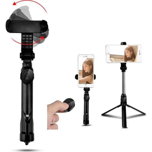 Universal Bluetooth Tripod Selfie Stick Suitable for Phone Camera Ith Shutter Monopod Tripod Stand Phone Selfie Stick