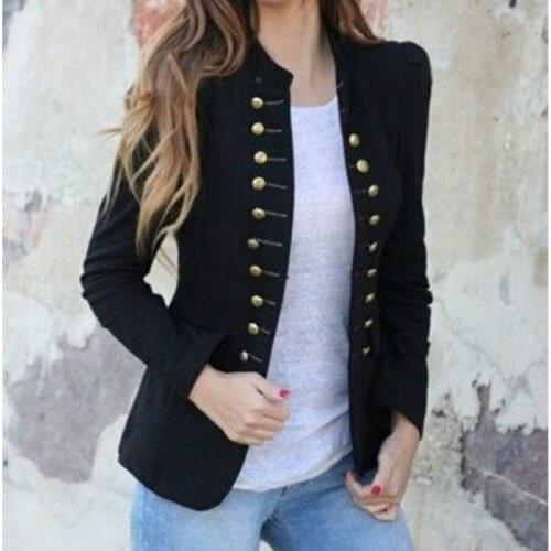 2021 Fashion Hot Sale Spring Autumn Women Solid Color Jackets Coats Lady Slim Fit Outerwear Double Breasted Overcoat Outwear new