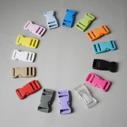 1 Pcs colorful plastic renegade buckle for 25mm belt buckle for bag pet dog collar necklace sewing DIY accessories
