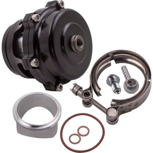 50MM ALUMINUM TURBO CHARGER V Band BLOW OFF DUMP VALVE BOV 35PSI BOOST + FLANGE