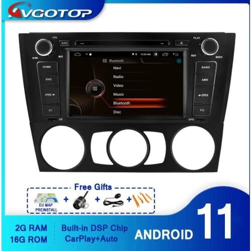 AVGOTOP Android 10 Car Radio DVD Player For BMW 1 Series E81 E82 E87 E88 (2006-2012) 2G 16G Vehicle Multimedia