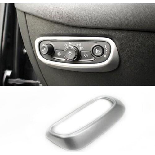 Car Styling Headlight Switch Button Controller Cover Decal Trim For Chevrolet Holden Equinox Third GE 2018 2019 2020 LHD