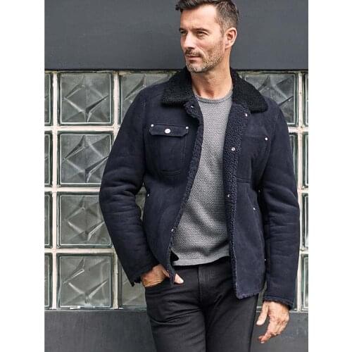 Denny&Dora Men's Suede Jackets