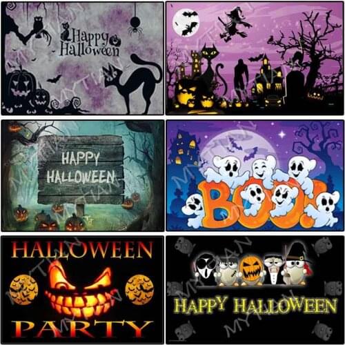 Cartoon Happy halloween home decor Embroidery pattern resin full square/round diamond 5d diy paintings cross stitch mosaic arts