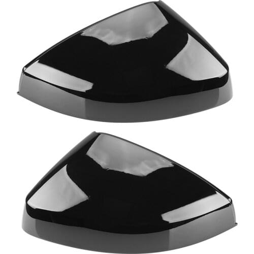 Auto Replacement Side Mirror Cap Covers For Audi A3 S3 8V RS3 Glossy Pearl Black 2013 2014 2015 2016 2018 2017 2019