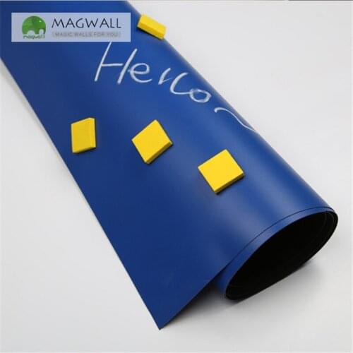 Magnetic double-layer cold color writing board 1.2*3.6m large eco-friendly erasable dust free chalkboard wallpaper