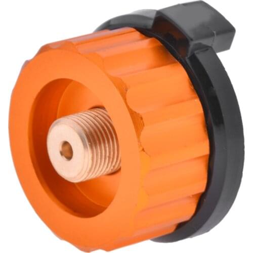 Outdoor Camping Hiking Equipment Aluminum Stove Conversion Split Gas Furnace Connector Cartridge Auto-off Tank Adapter