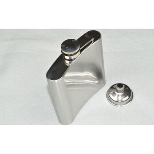 New Arrive 50pcs/lots Mens portable Flagon Liquor Flask Hip Flask 6OZ flask stainless steel hip flask