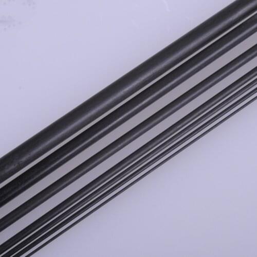New 5pcs/lot Carbon Fiber Rods 0.5mm 0.8mm 1mm 1.5mm 2mm 2.5mm 3mm 4mm 200m or 400mm Length