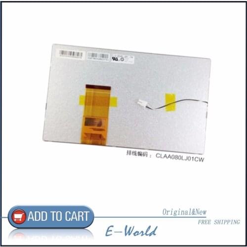 Original 8inch LCD screen CLAA080LJ01CW free shipping