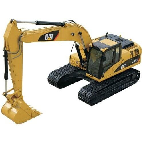 Rare DieCast Model Norscot 1:50 Caterpillar Cat 320D L Hydraulic Excavator Engineering Machinery 55214 For Collection,Decoration