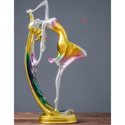 Resin dancer girl living room crafts new wedding decoration
