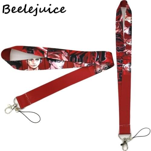 SLAM DUNK Neck Strap Lanyard keychain Mobile Phone Strap ID Badge Holder Rope Key Chain Keyrings Accessories Gift Webbing Ribbon